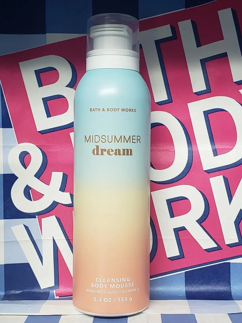 BBW Midsummer Dream Cleansing Body Mousse w. Aloe & Vitamin E